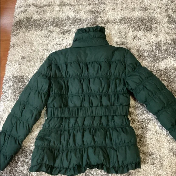 Mac & Jac Forest Green Quilted Down Jacket - Picture 8 of 9